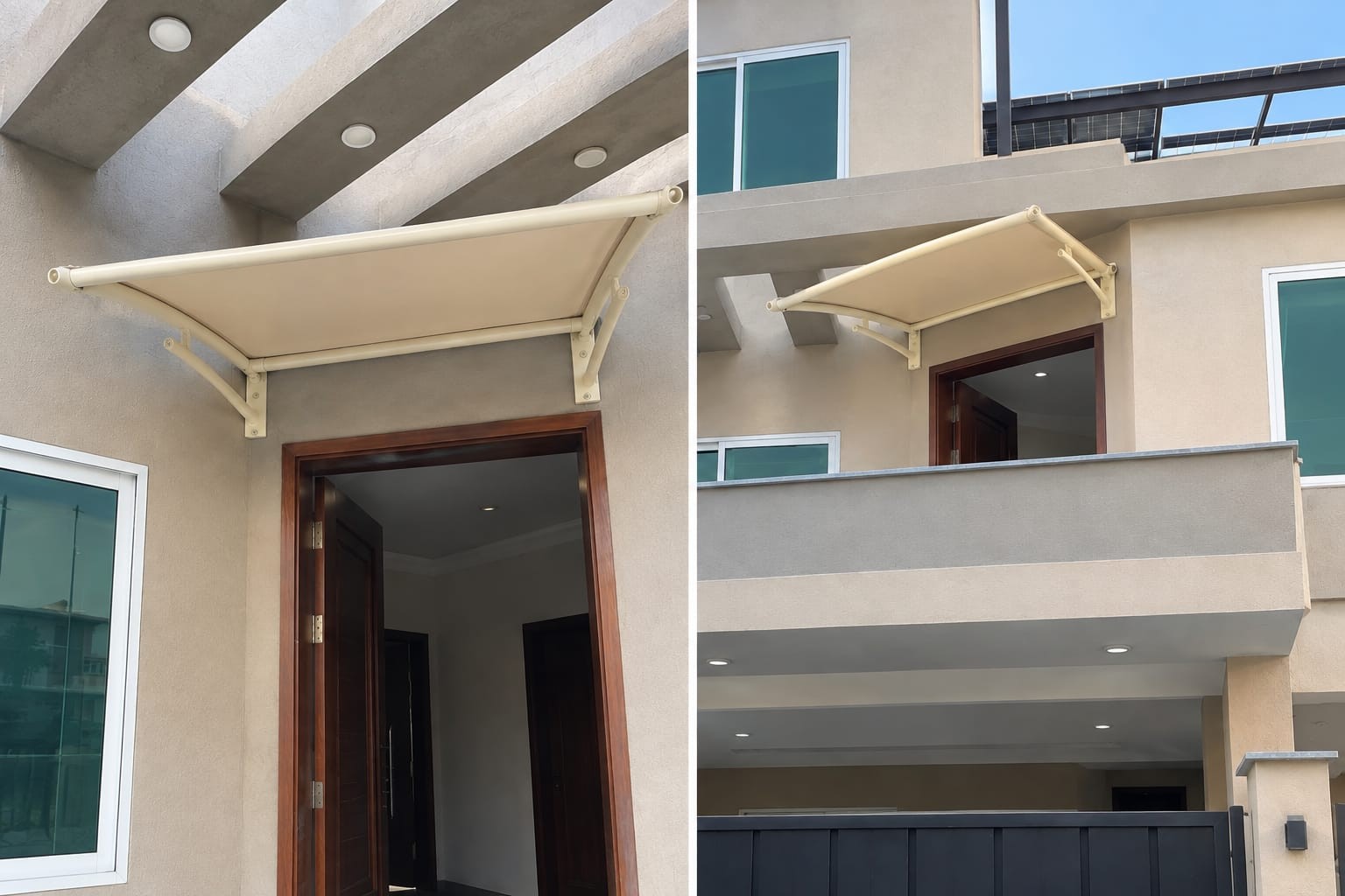 Wall-Mounted Entrance Shade